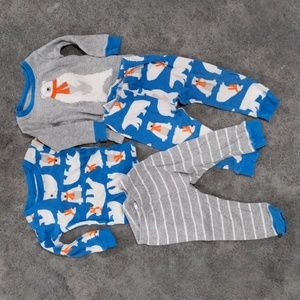 Carter's polar Bear pajama set